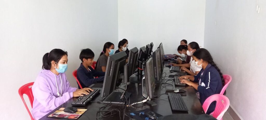 Computer Class for village Children